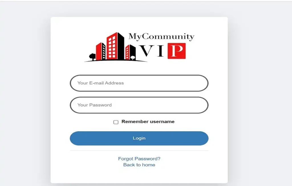 MyCommunityVIP Login