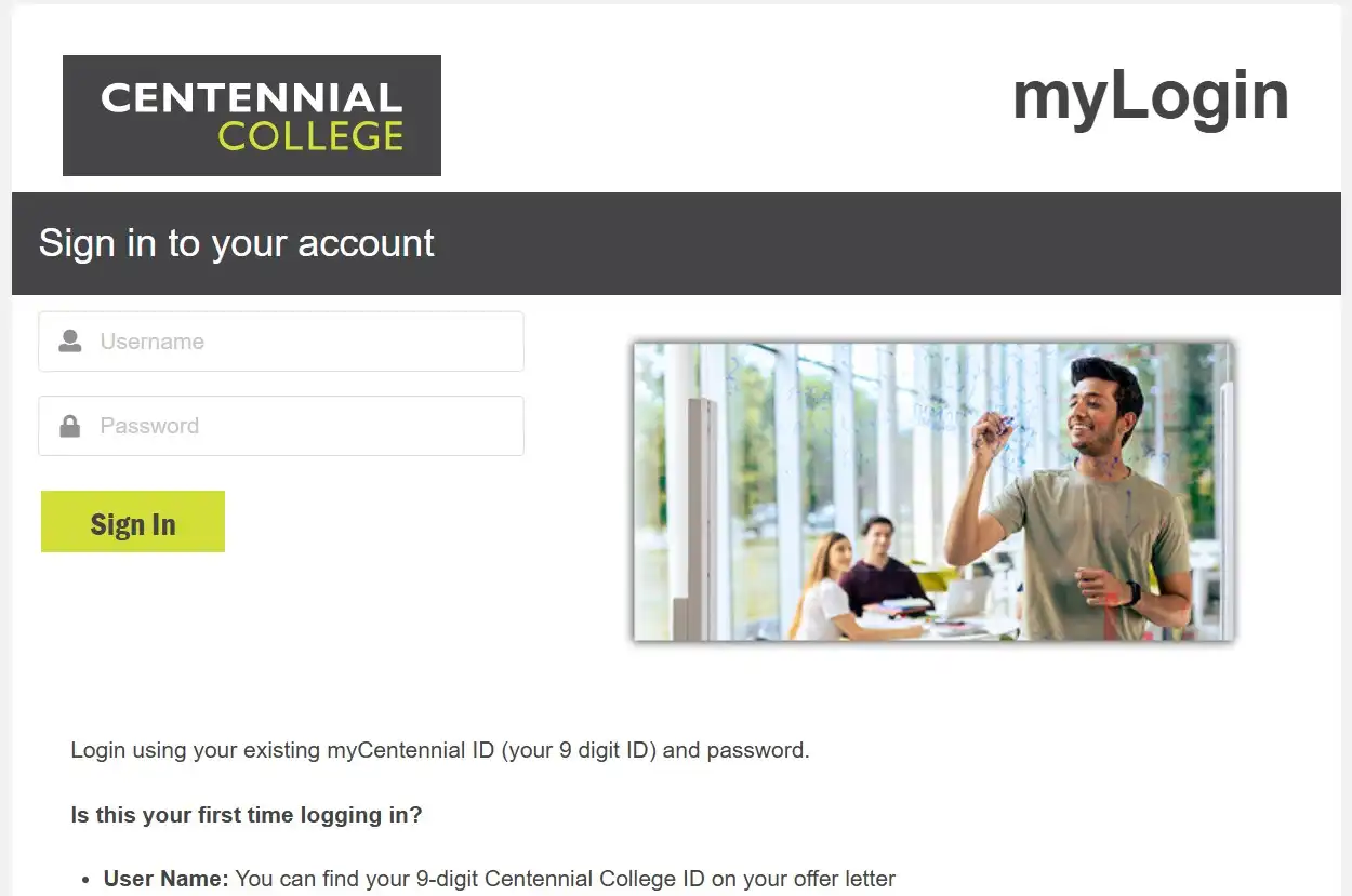 Mycentennial Login
