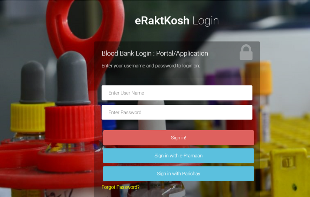 Eraktkosh Login