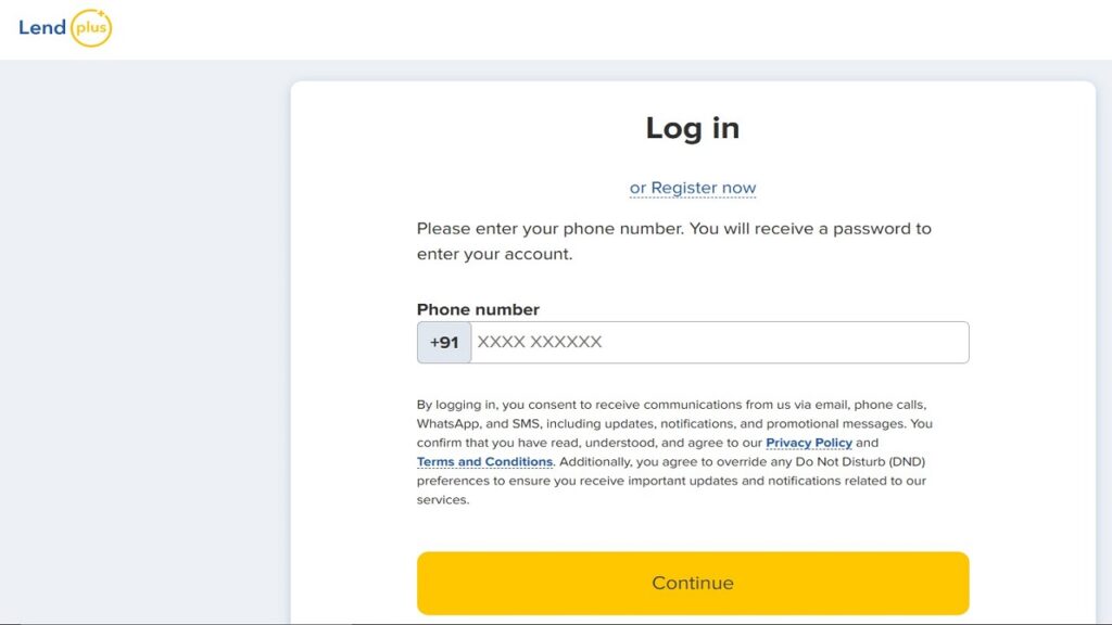 LendPlus Login