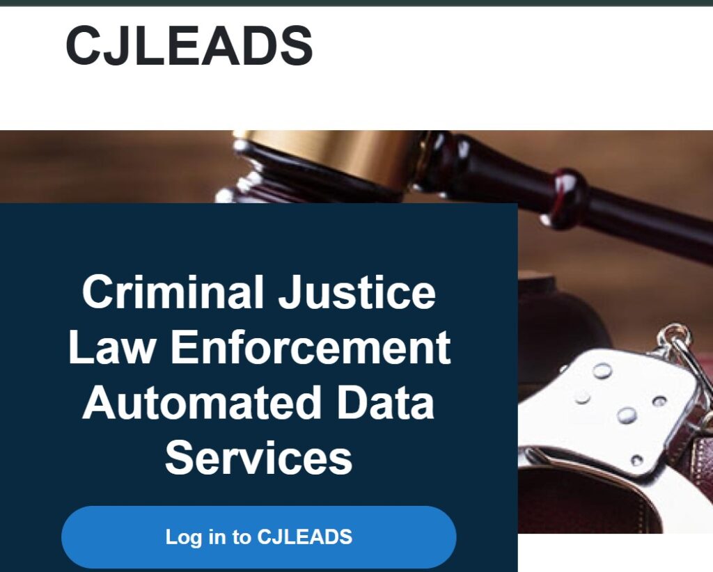 CJLEADS Login