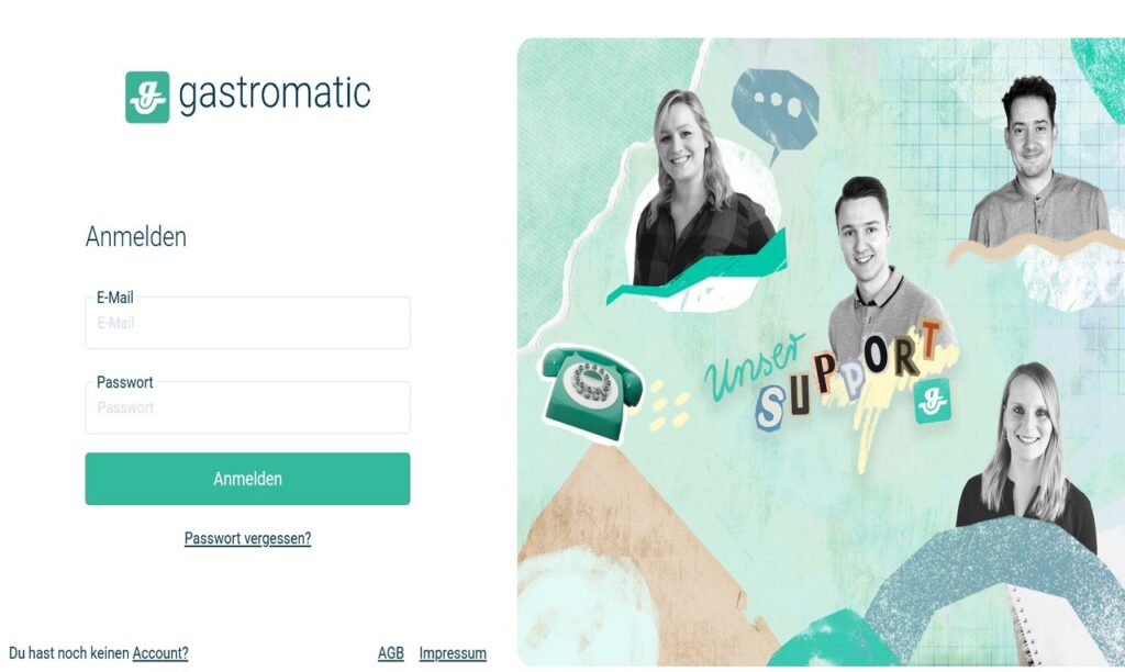 Gastromatic Login