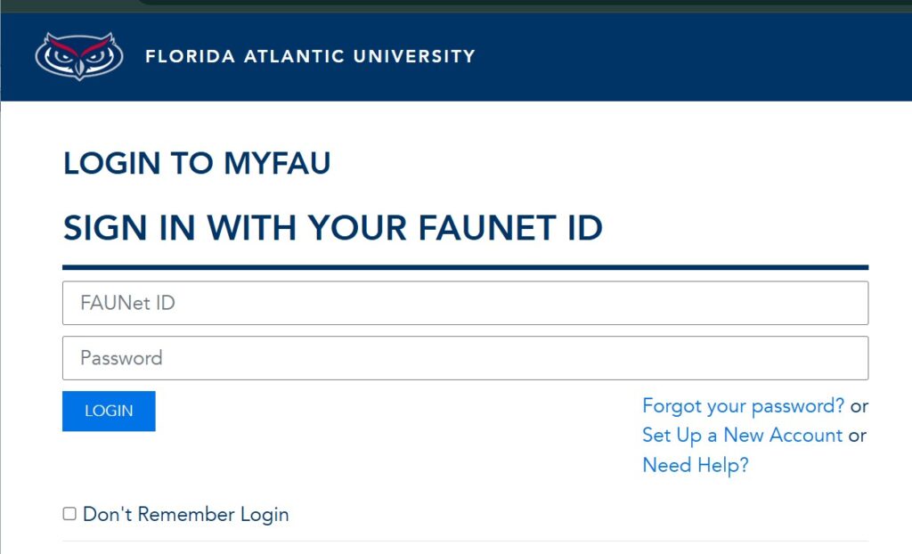 How To Myfau Login
