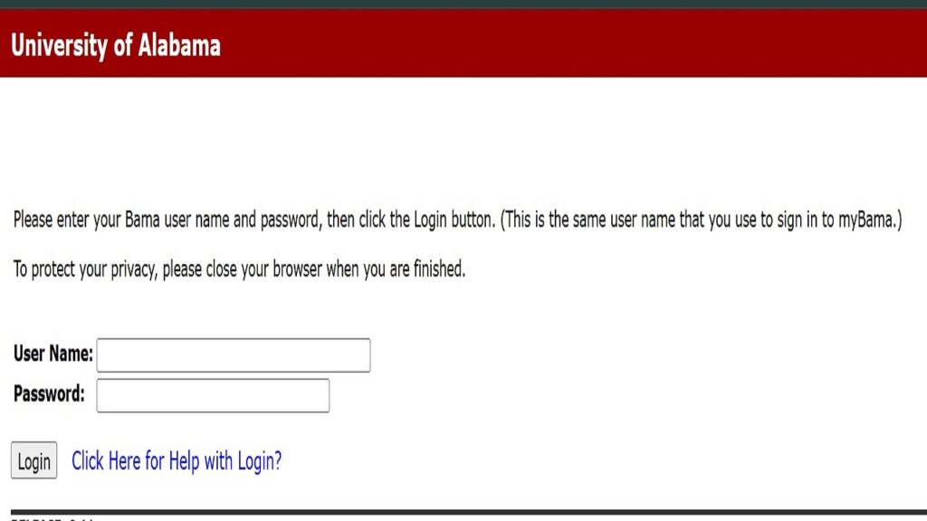 Mybama Login