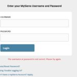 Mysierra Login