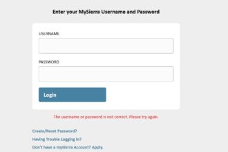 Mysierra Login