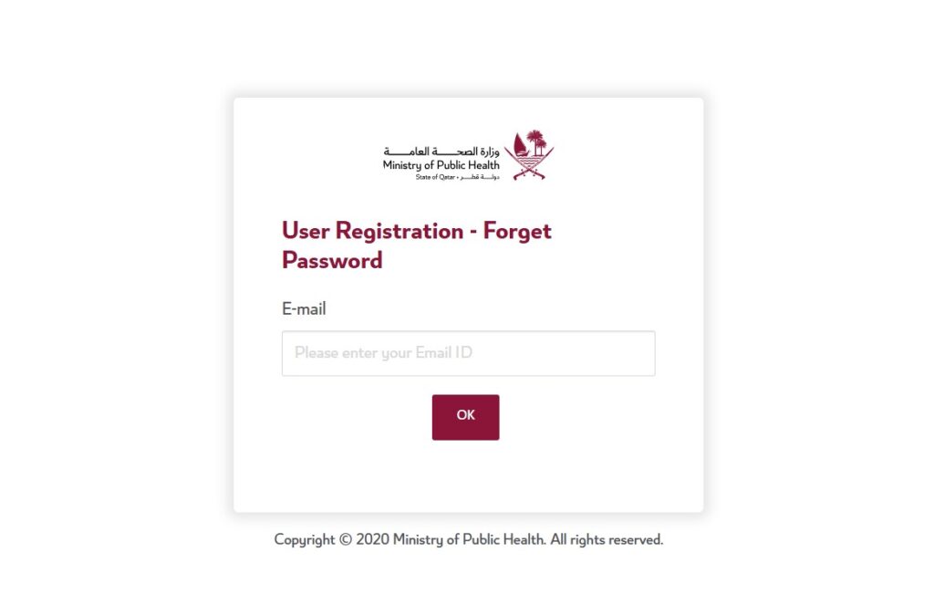 qchp cpd portfolio Forgot Password