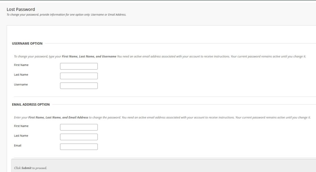 MHCC Blackboard Login Password