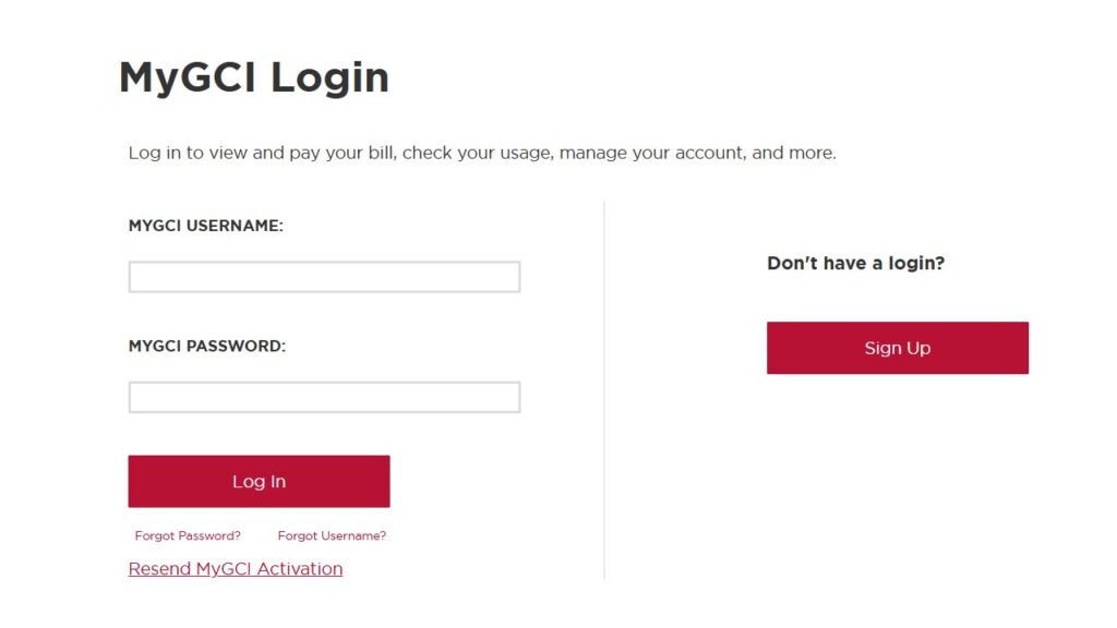 My Gci Login