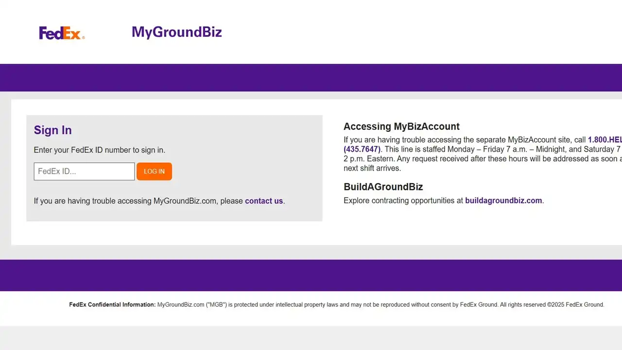 MyGroundBiz Login And Create A New Account Mygroundbiz.com