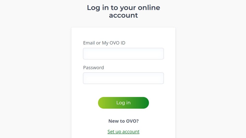 MyOvo Login