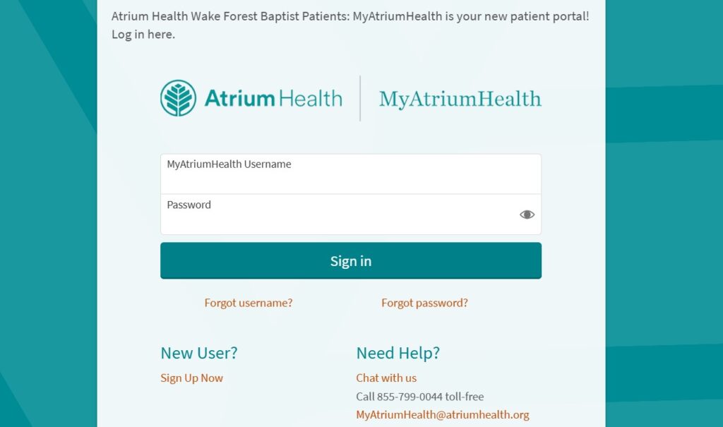 MyAtrium Login