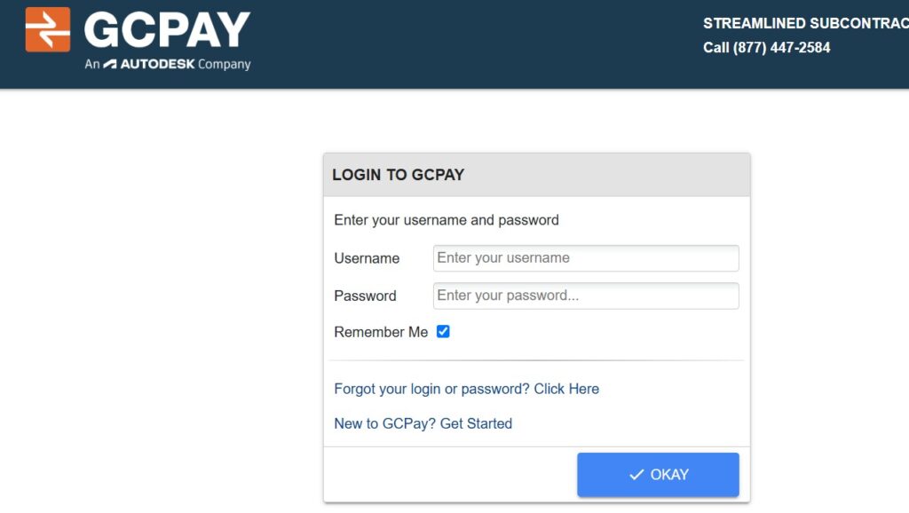MyGCPay Login