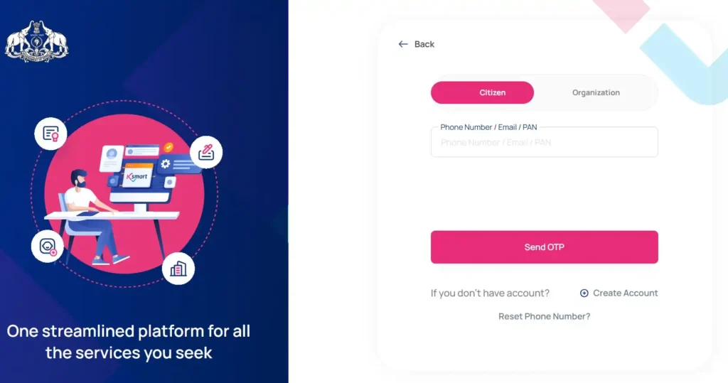 K-SMART Login & Registration: Kerala Local Government