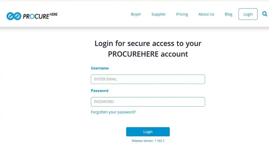 ProcureHere Login