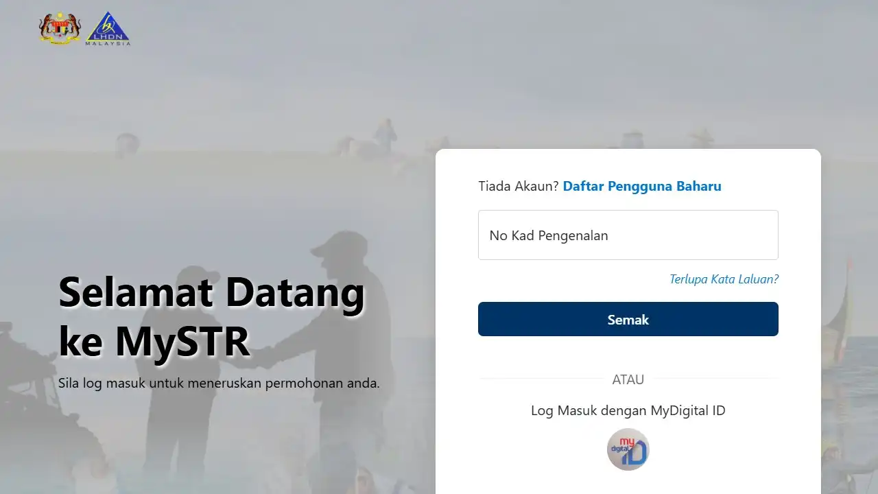 Str Login STR.Hasil.Gov.My Login: Digital Cash Aid For Malaysians
