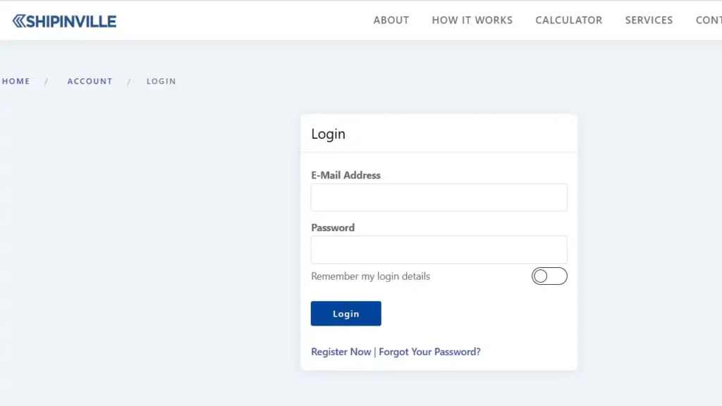 Shipinville Login