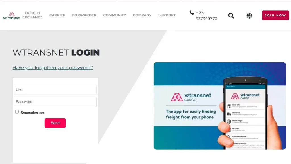 Wtransnet Login