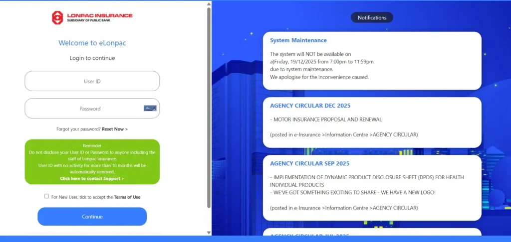 Lonpac Login & Signup @ Elonpac.com