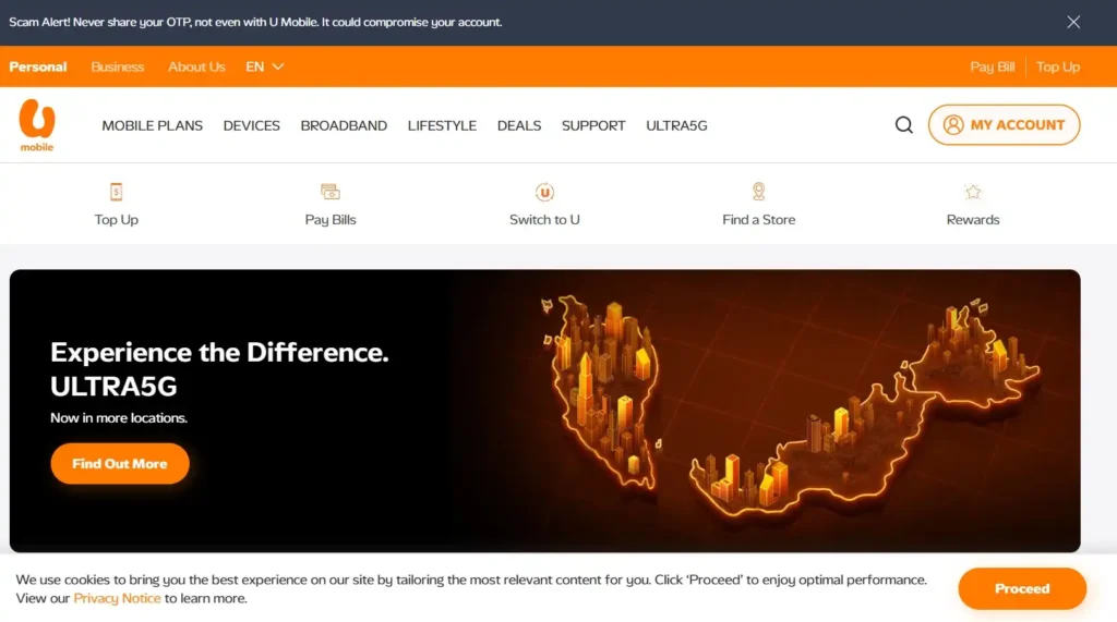 UMobile Login & Registration on Digital Connectivity