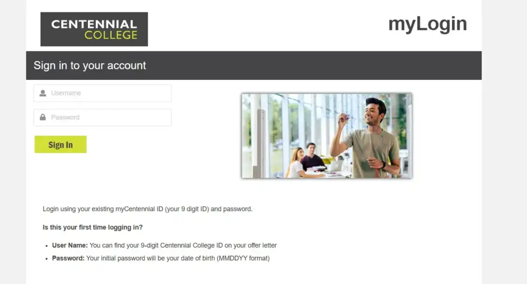 How Do You Complete the mycentennial login?