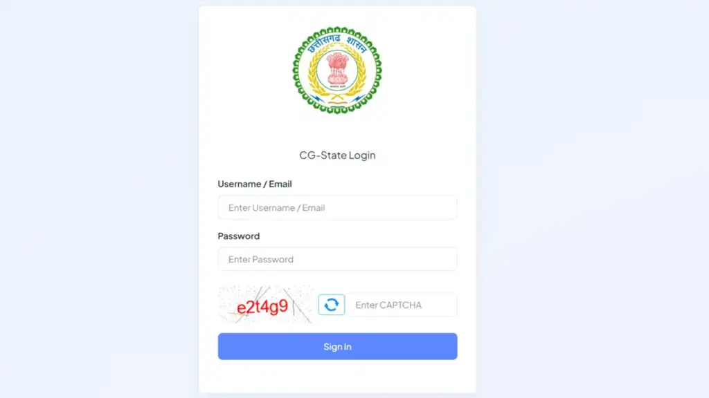 Cgteeka Cgstate gov .in Login