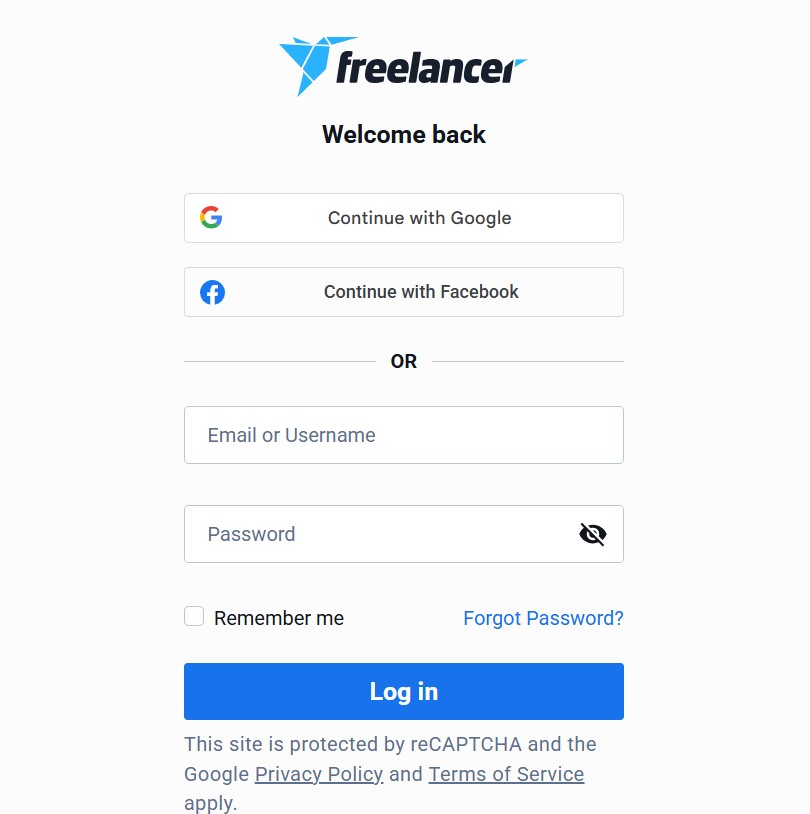 FreelancingView.net Login