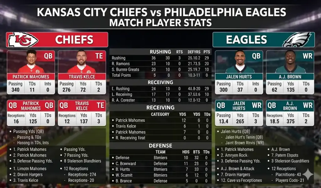 Kansas City Chiefs vs Philadelphia Eagle