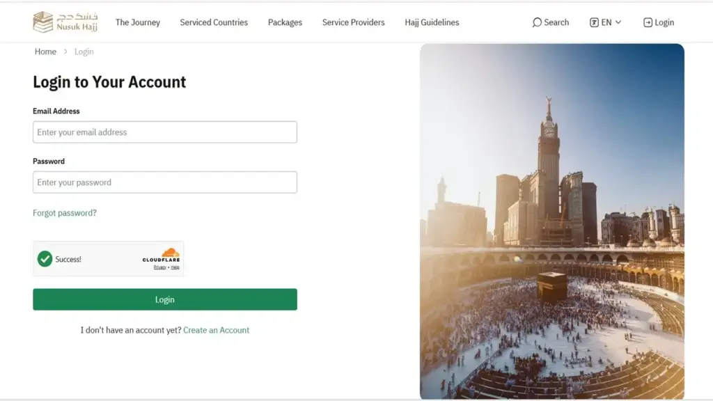 Nusuk Hajj Login