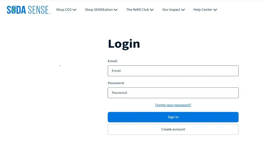 Sodasense Login