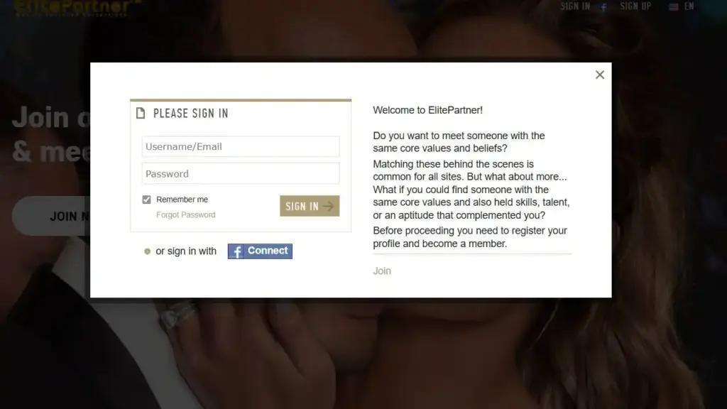 Elitepartner Login