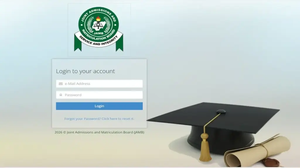 jamb result checker portal login