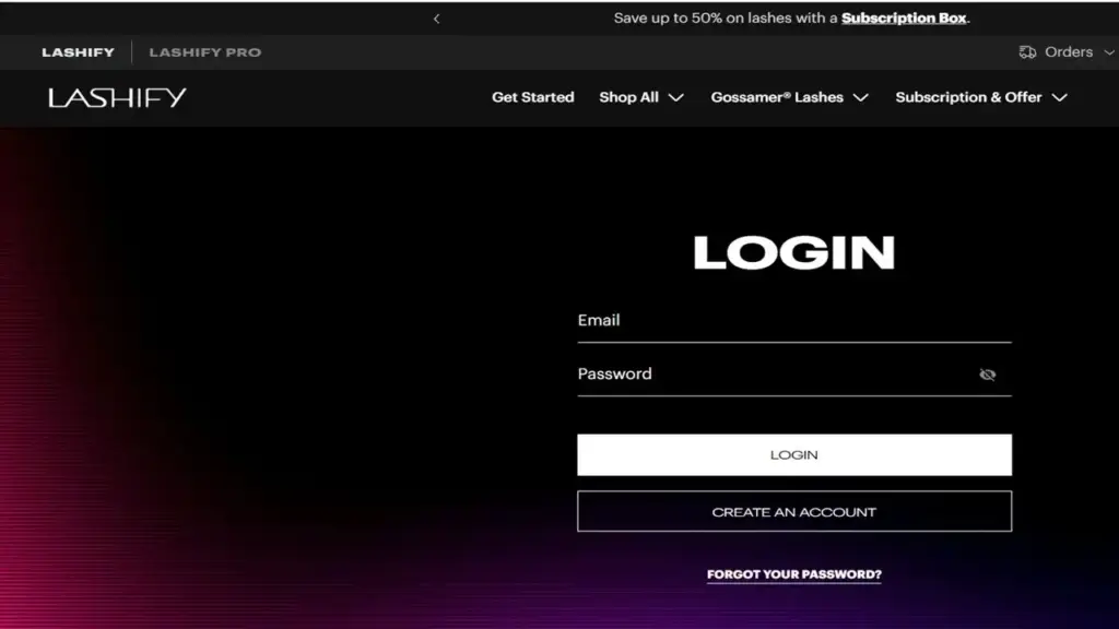 lashify login