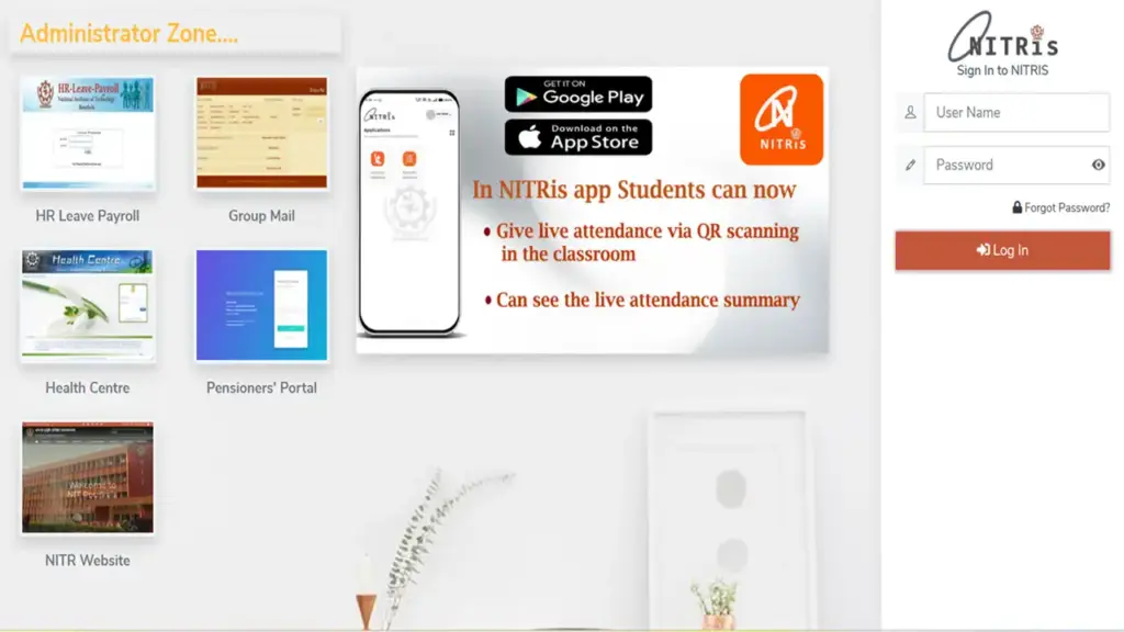 nitris login