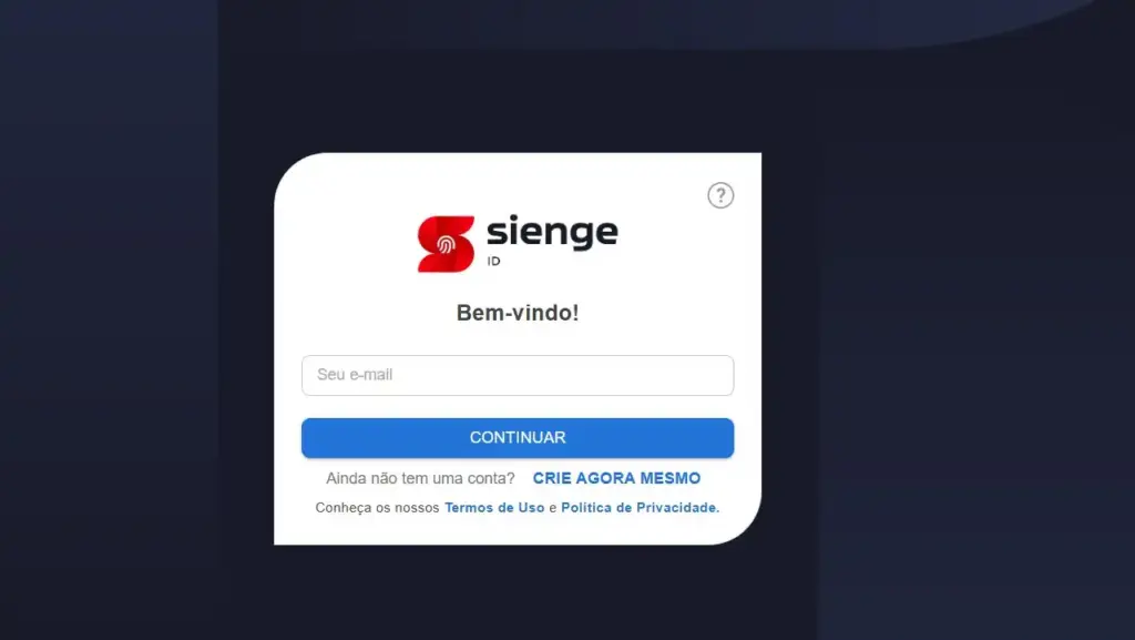sienge login