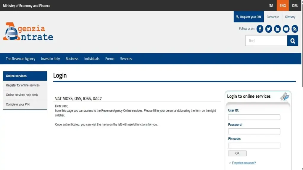 Agenzia Delle Entrate Login