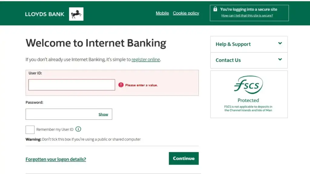 Lloyds Bank Login