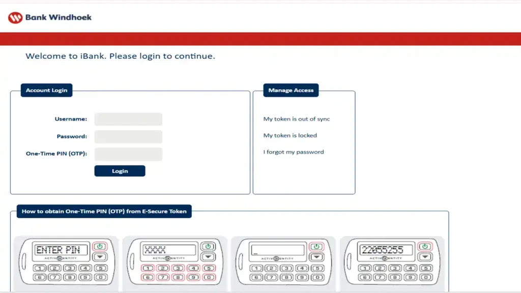 bank windhoek internet banking login