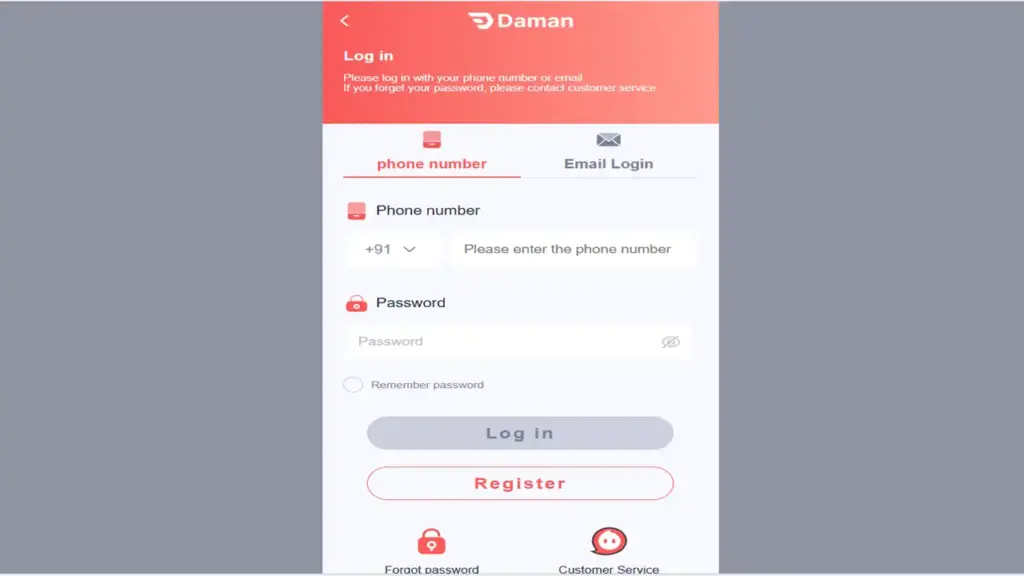Daman Login