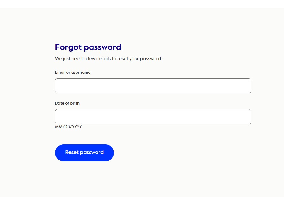 Forget Your MyCigna Password