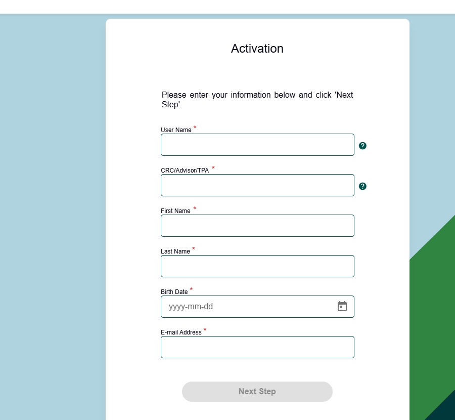 GreenShield Sign Up