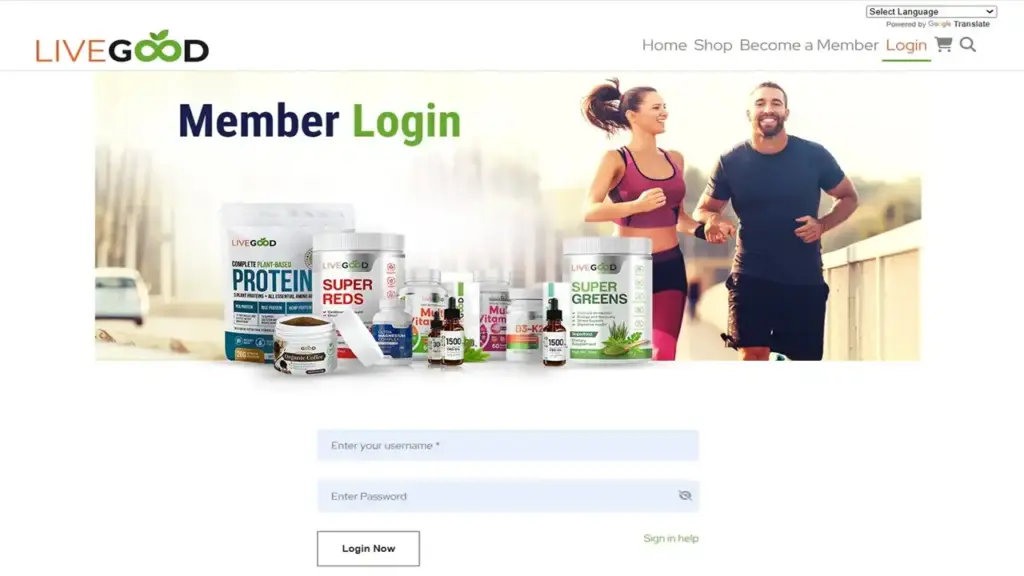 LiveGood Login