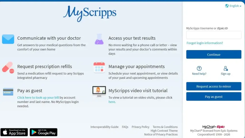 MyScripps Login