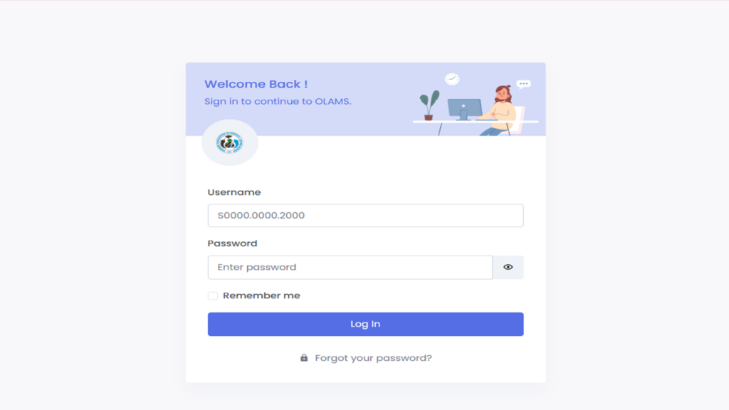 OLAMS Login My Account