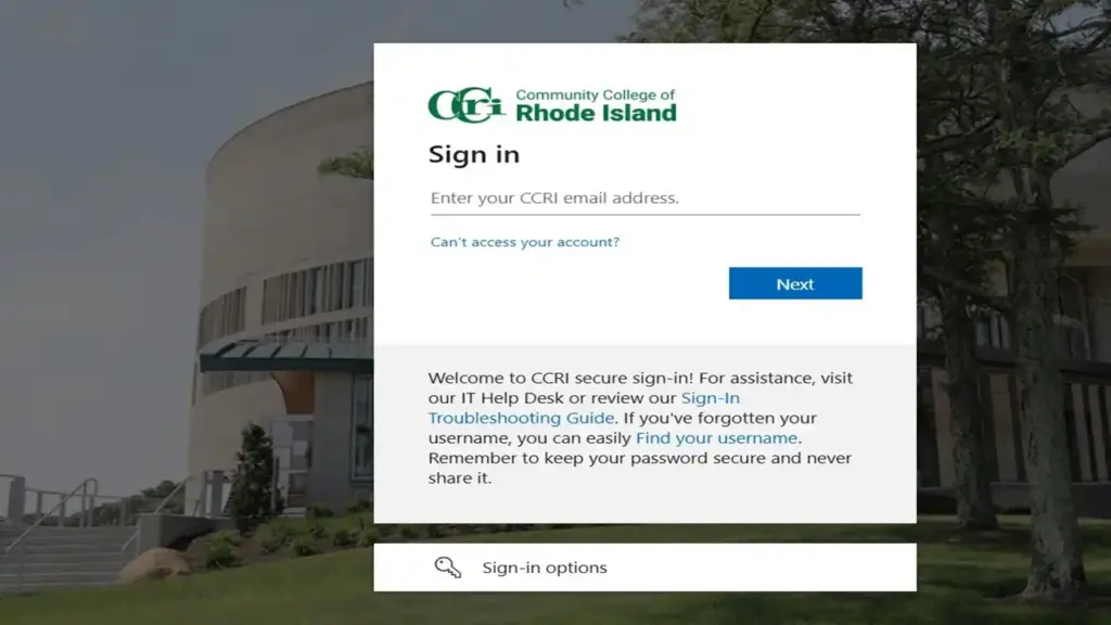 myCCRI Login