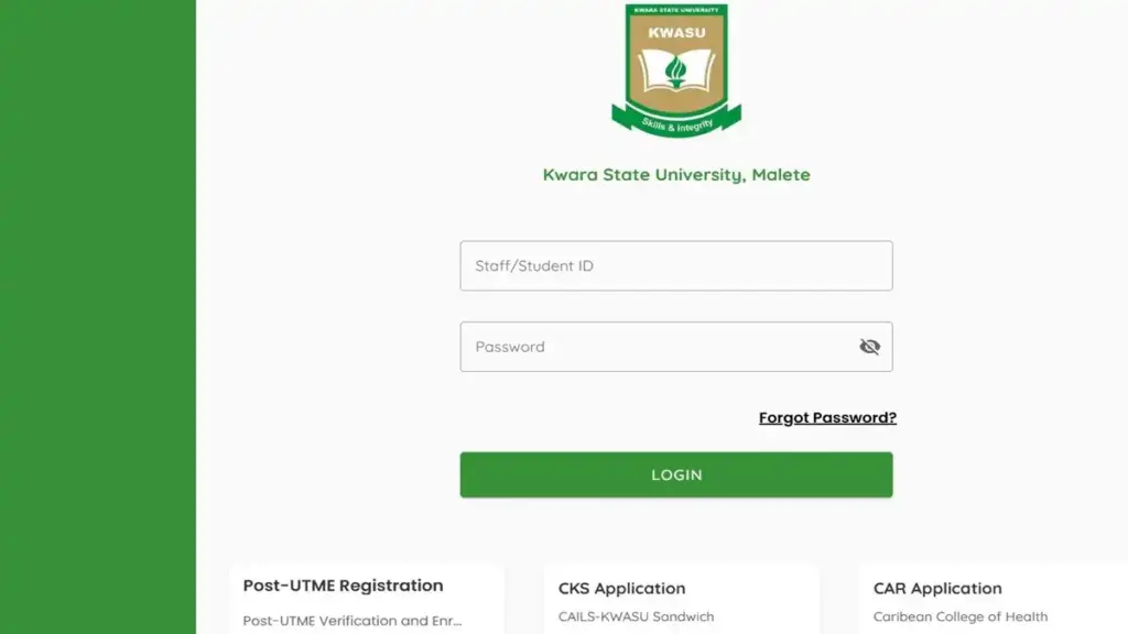Complete the KWASU Portal Login Step by Step?