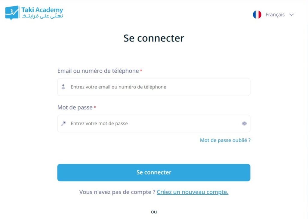 TakiAcademy Login