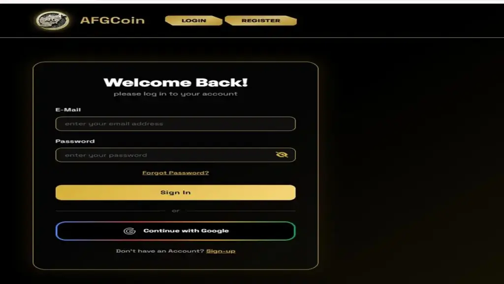 Africgold Login in 2026